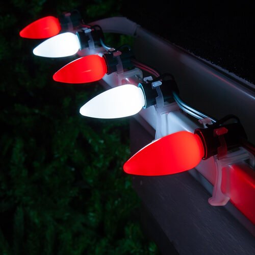 c9 opticore led red cool white smooth green wire